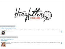 Tablet Screenshot of herzfutter.net